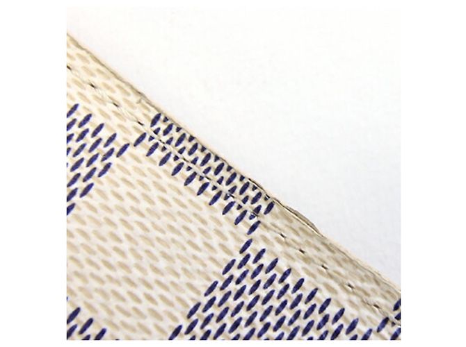 Couvre-carnet Louis Vuitton Damier Azur Blanc - vue 4