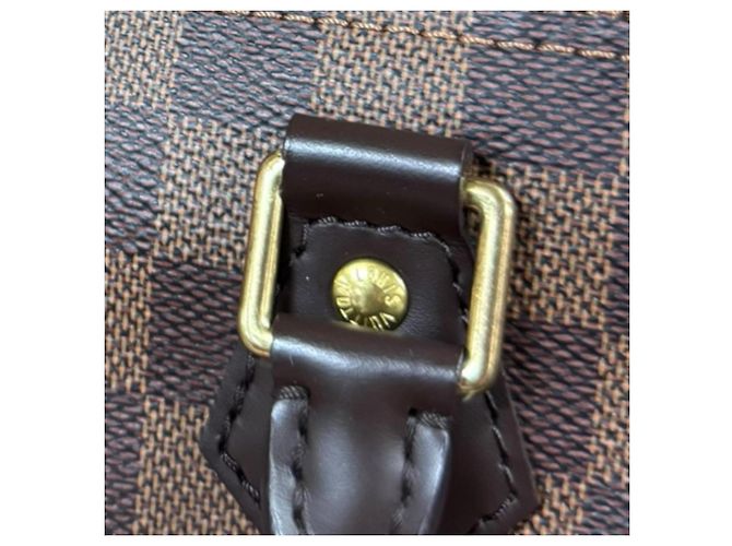 Borsa Louis Vuitton Speedy 25 Damier Marrone - vista 14