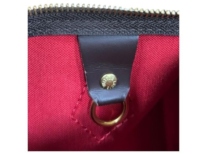 Borsa Louis Vuitton Speedy 25 Damier Marrone - vista 8