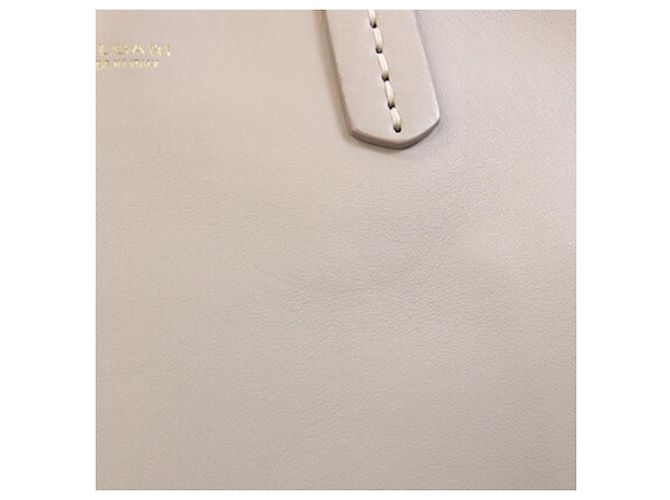 Bulgari Borsa Tote Bvlgari in pelle rosa chiaro e beige - vista 4