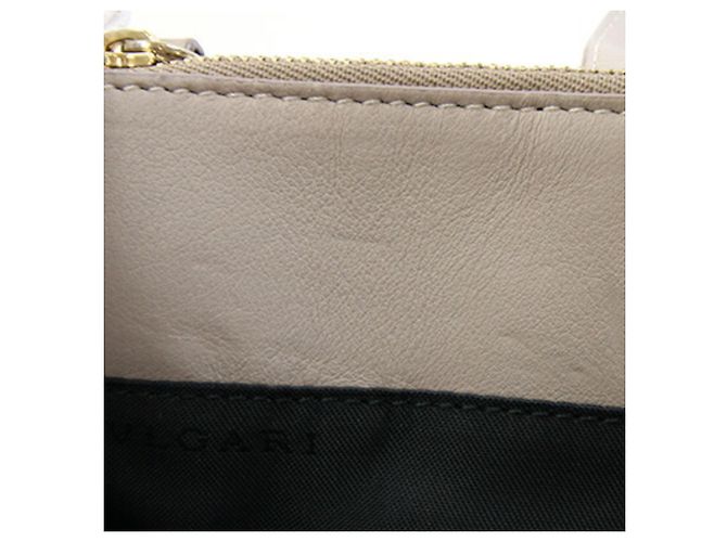 Bulgari Borsa Tote Bvlgari in pelle rosa chiaro e beige - vista 8