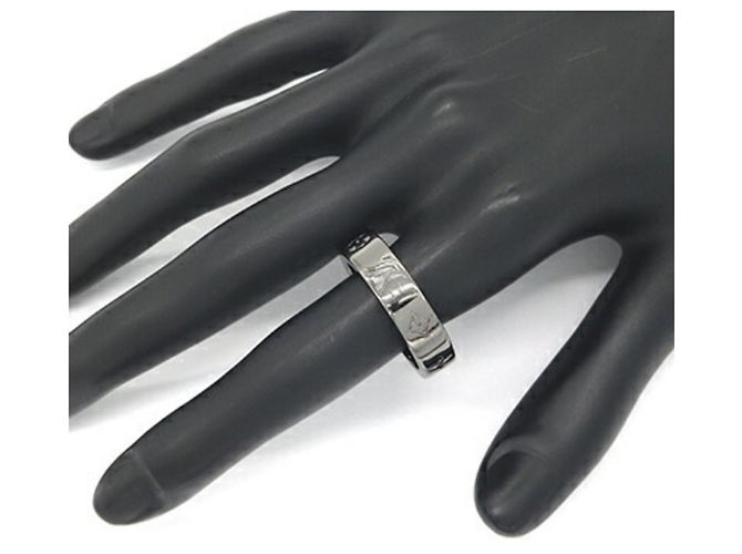Anello Louis Vuitton LV Mosaic Thin Band Ring Argento - vista 6