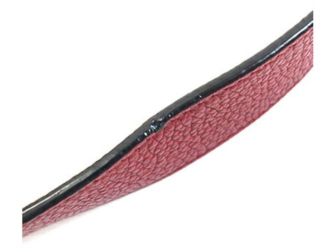 Borsa a tracolla in pelle rossa Prada Rosso - vista 6