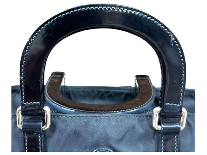 Borsa a tracolla in nylon Prada Nero - vista 12