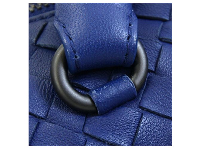 Borsa Bottega Veneta Intrecciato Blu - vista 7