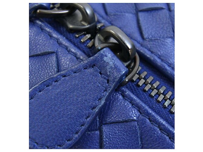 Borsa Bottega Veneta Intrecciato Blu - vista 8