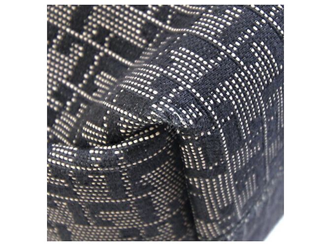 Borsa Loewe in tela e pelle grigio e nero Marrone - vista 5
