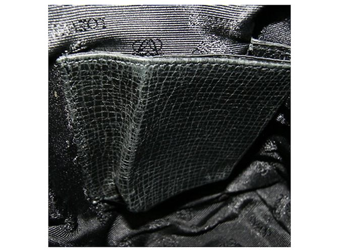 Borsa Loewe in tela e pelle grigio e nero Marrone - vista 9
