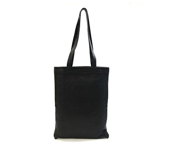 Borsa Tote Saint Laurent in pelle nera Nero - vista 2
