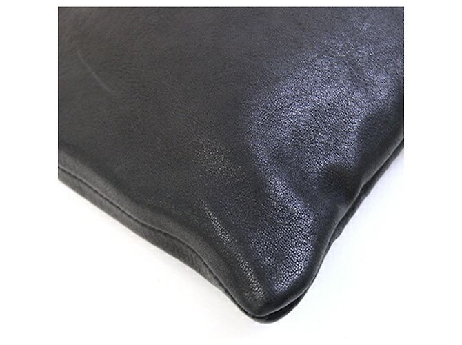 Borsa Tote Saint Laurent in pelle nera Nero - vista 5
