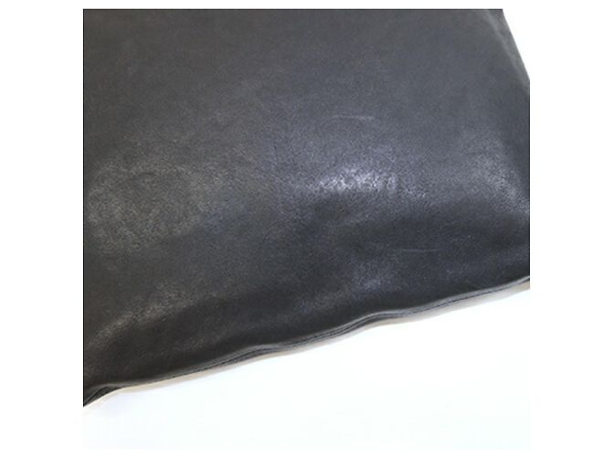 Borsa Tote Saint Laurent in pelle nera Nero - vista 6