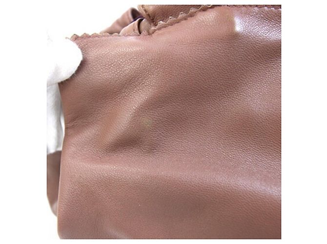 Borsa Loewe Nappa Aire Marrone Rosa - vista 6