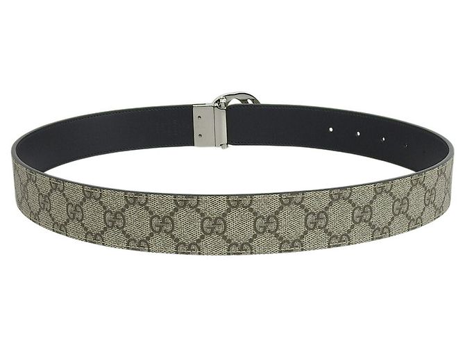 Gucci Gürtel Schwarz Beige - Ansicht 2