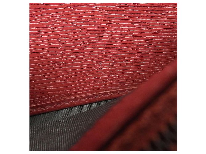 Cartera larga de cuero rojo Gucci Roja - vista 10