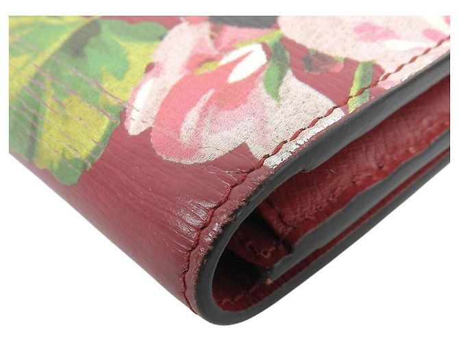 Cartera larga de cuero rojo Gucci Roja - vista 5