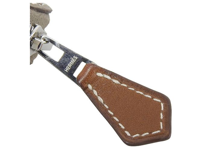 Hermès Hermes Azap Long Silk In W Stamp Rundgeldbörse Taupe - Ansicht 6