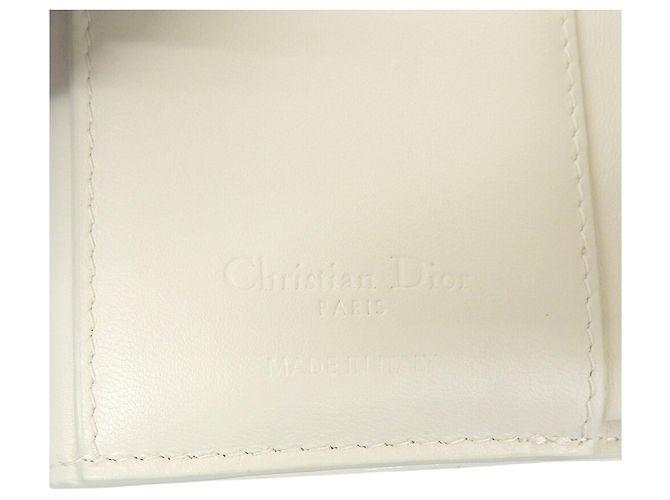 Cartera tríptico Cannage Christian Dior Crudo - vista 10