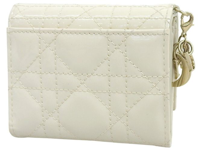 Cartera tríptico Cannage Christian Dior Crudo - vista 2