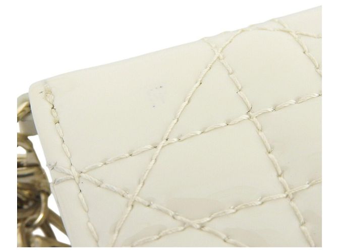 Cartera tríptico Cannage Christian Dior Crudo - vista 5