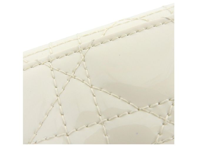 Cartera tríptico Cannage Christian Dior Crudo - vista 6