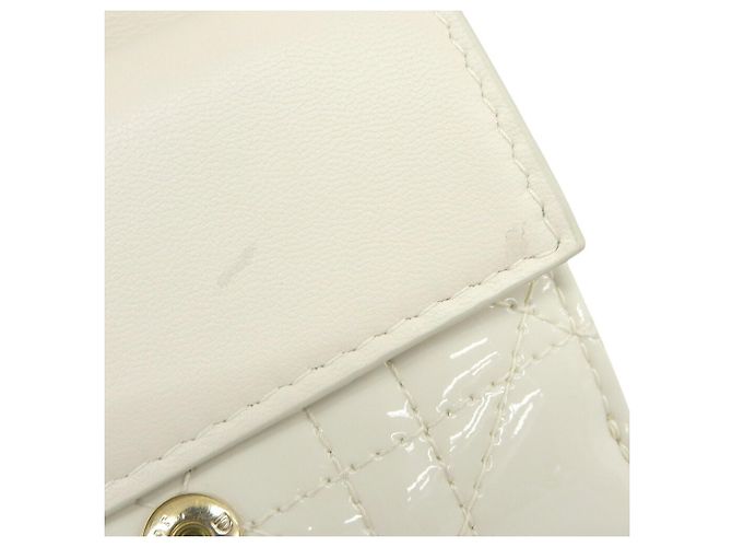 Cartera tríptico Cannage Christian Dior Crudo - vista 7