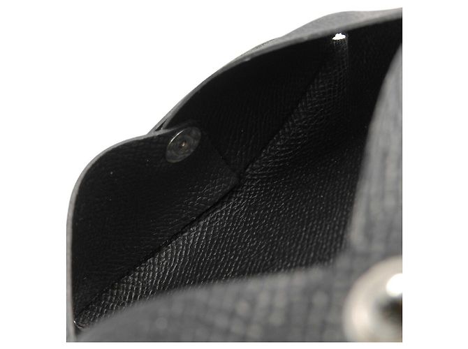 Hermès Tarjetero Hermes Calvi B-Stamp Negro - vista 3
