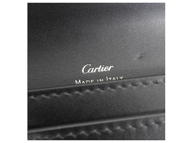 Cartier C de Long Bi-Fold Wallet Schwarz - Ansicht 8