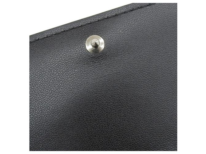 Cartera tríptico Cannage Lady Lotus de Christian Dior Negro - vista 8