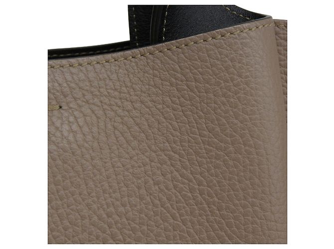 Borsa micro in pelle Tod's T-Timeless Beige - vista 5