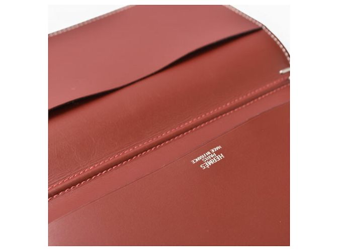Hermès Agenda Hermes in pelle Box Calf Rouge H Rosso - vista 10
