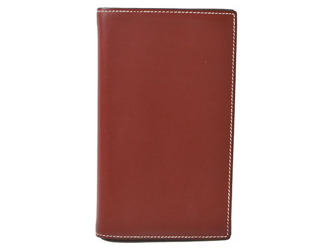 Hermès Agenda Hermes in pelle Box Calf Rouge H Rosso - vista 2