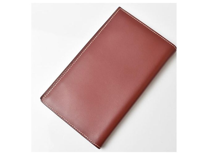 Hermès Agenda Hermes in pelle Box Calf Rouge H Rosso - vista 4