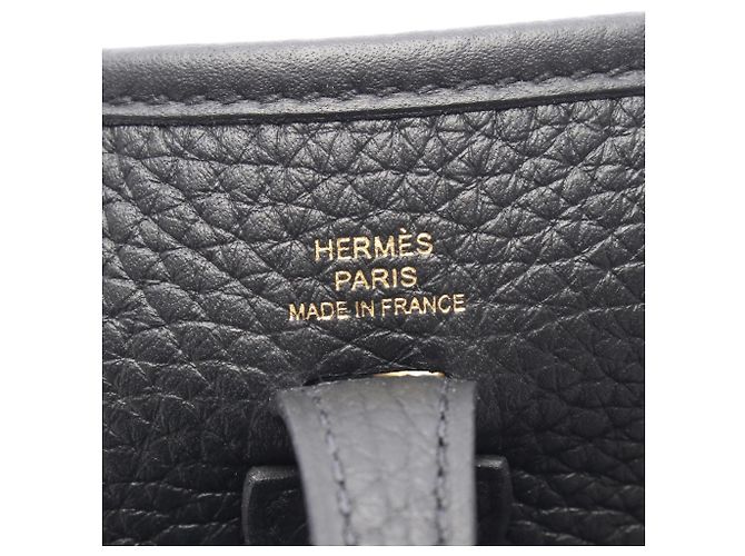 Hermès Borsa a tracolla Hermes Evelyne TPM Nero - vista 4