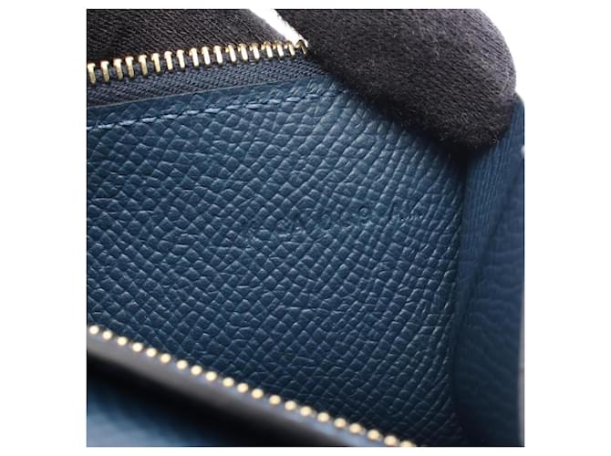 Hermès Cartera bi-fold compacta Hermes Bearn Azul - vista 6