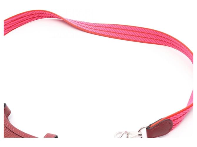 Hermès Borsa a tracolla Hermes Evelyne TPM Amazon Rouge H Rosso Bordò - vista 7