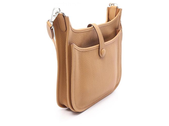 Hermès Borsa a tracolla Hermes Evelyne 23 Biscuit Beige - vista 2