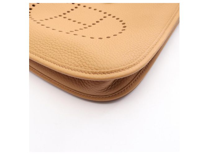 Hermès Borsa a tracolla Hermes Evelyne 23 Biscuit Beige - vista 6
