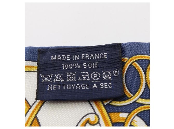 Foulard Hermès Twilly LIFT PROFILE Nero Multicolore Blu navy - vista 5