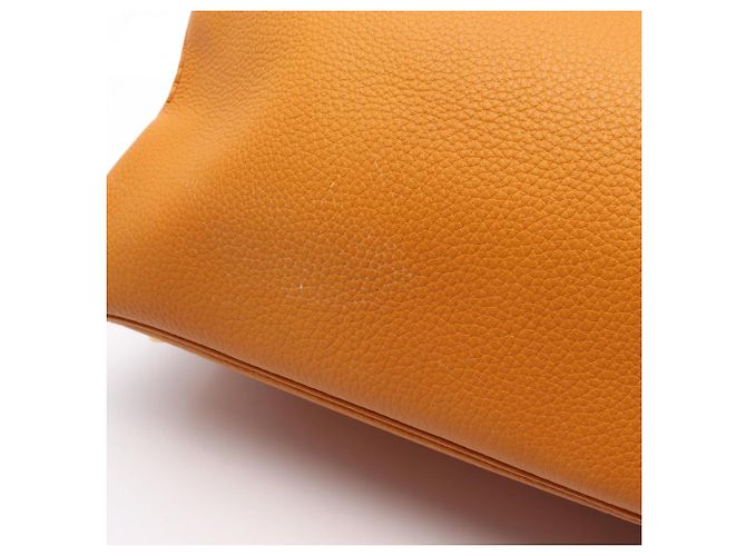Hermès Borsa Hermes Birkin 40 in pelle Togo gialla Giallo - vista 10