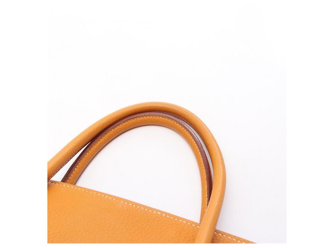 Hermès Borsa Hermes Birkin 40 in pelle Togo gialla Giallo - vista 12