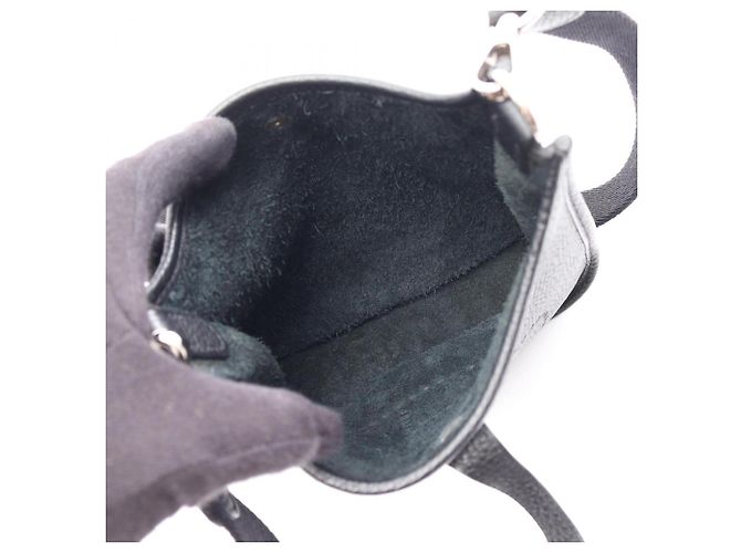 Hermès Borsa a tracolla Hermes Evelyne Amazon TPM Nero - vista 3