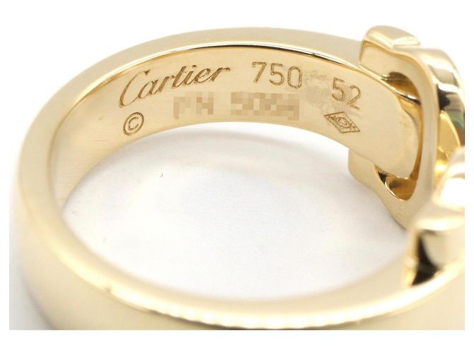 Anello 2C Band in oro giallo 18K Cartier D'oro - vista 4