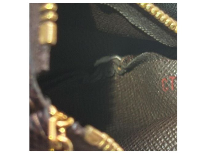 Louis Vuitton Damier Münzbeutel Braun - Ansicht 11