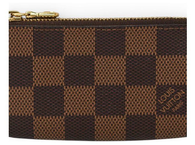 Louis Vuitton Damier Münzbeutel Braun - Ansicht 3
