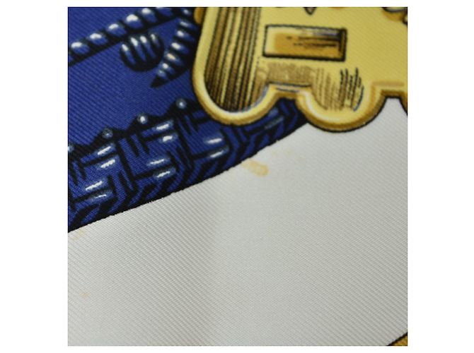 Hermès Hermes Carré 90 Schal Marineblau - Ansicht 10