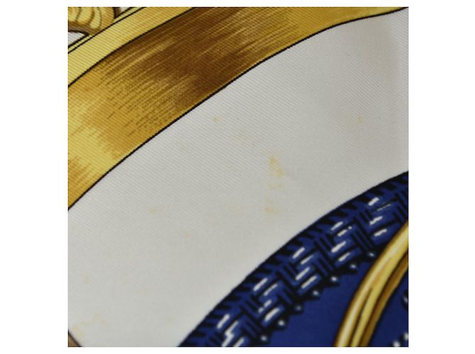 Hermès Hermes Carré 90 Schal Marineblau - Ansicht 12