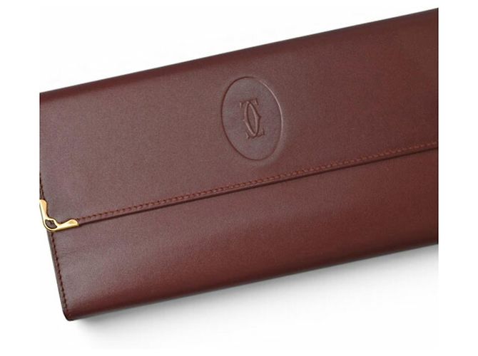 Cartera larga Must de Cartier Bordeaux Burdeos - vista 3
