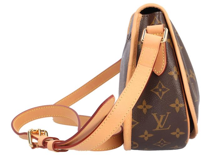 Borsa a tracolla Louis Vuitton Menilmontant PM Monogram Marrone - vista 4