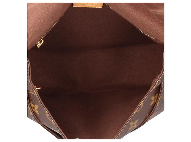Borsa a tracolla Louis Vuitton Menilmontant PM Monogram Marrone - vista 7