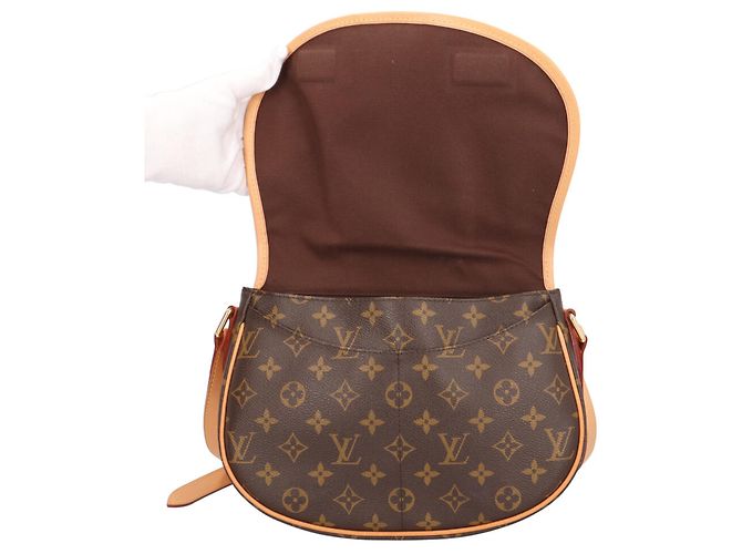 Borsa a tracolla Louis Vuitton Menilmontant PM Monogram Marrone - vista 8